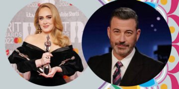 Adele and Jimmy Kimmel