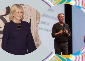 Martha Stewart and Larry Ellison