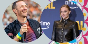 Chris Martin and Sophie Turner