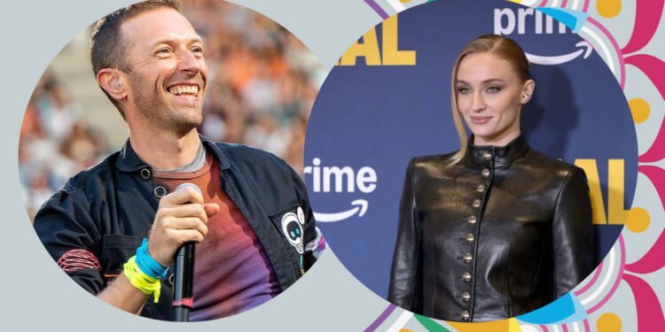 Chris Martin and Sophie Turner