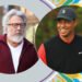 Dustin Hoffman and Tiger Woods