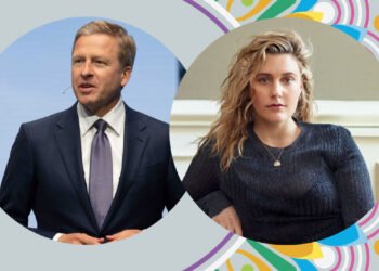 Oliver Zipse and Greta Gerwig