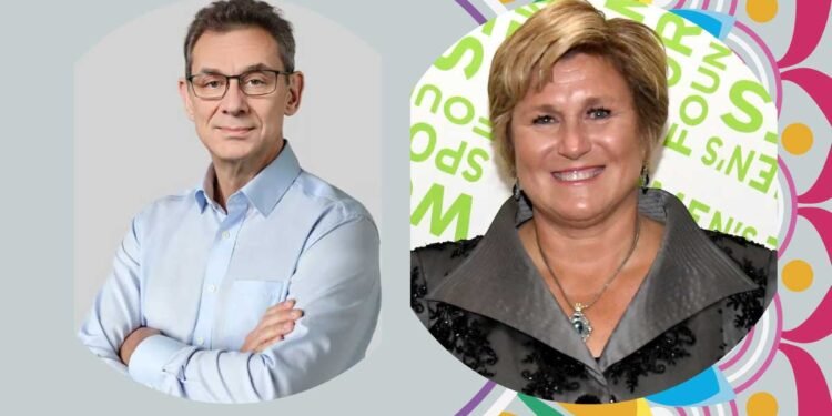 Albert Bourla and Gail Boudreaux
