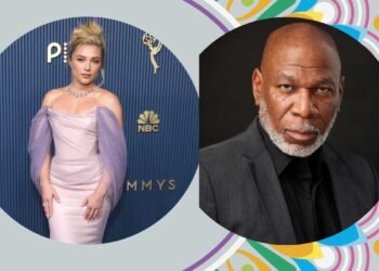Florence Pugh and Morgan Freeman