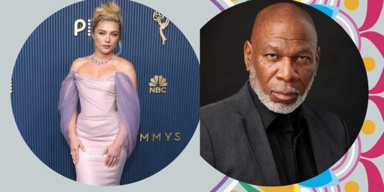 Florence Pugh and Morgan Freeman