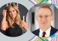 Jennifer Aniston and Howard Marks