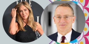Jennifer Aniston and Howard Marks