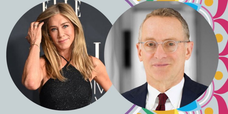Jennifer Aniston and Howard Marks