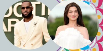 LeBron James and Anne Hathaway