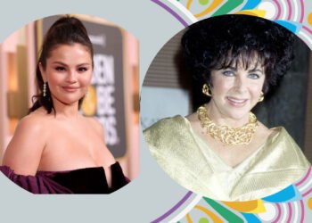 Selena Gomez and Elizabeth Taylor