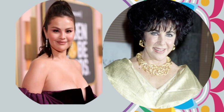Selena Gomez and Elizabeth Taylor