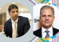 Vas Narasimhan and Arthur Sulzberger Jr