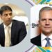 Vas Narasimhan and Arthur Sulzberger Jr