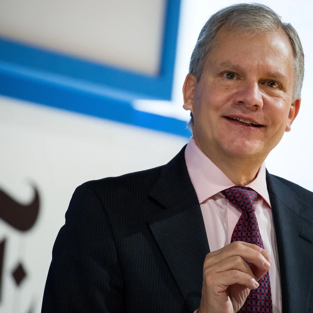 Vas Narasimhan and Arthur Sulzberger Jr